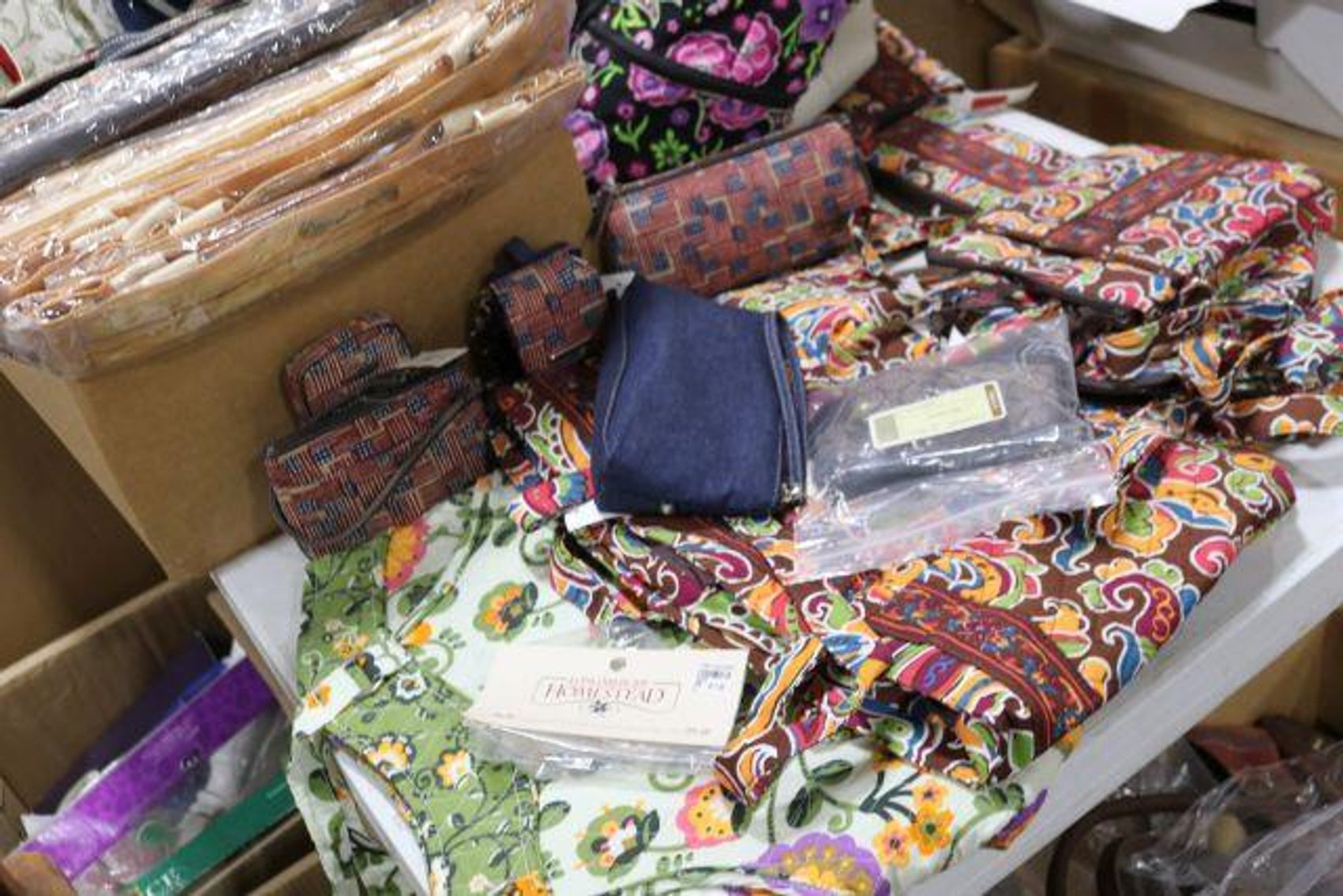 Image for LARGE LONGABERGER BASKET & POTTERY COLLECTION