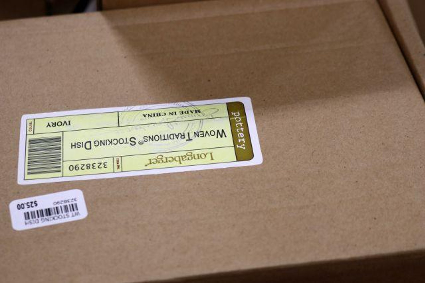 Image for LARGE LONGABERGER BASKET & POTTERY COLLECTION