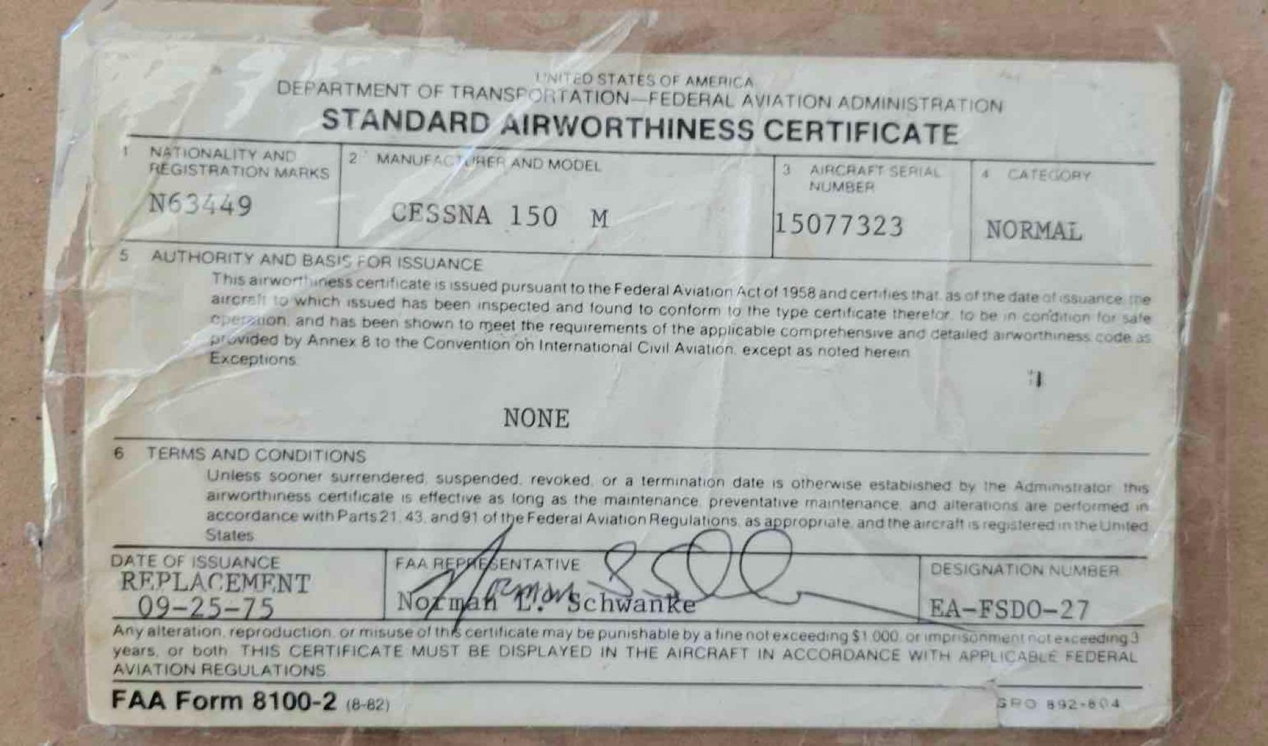 Image for Great time builder aircraft! Cessna 150M