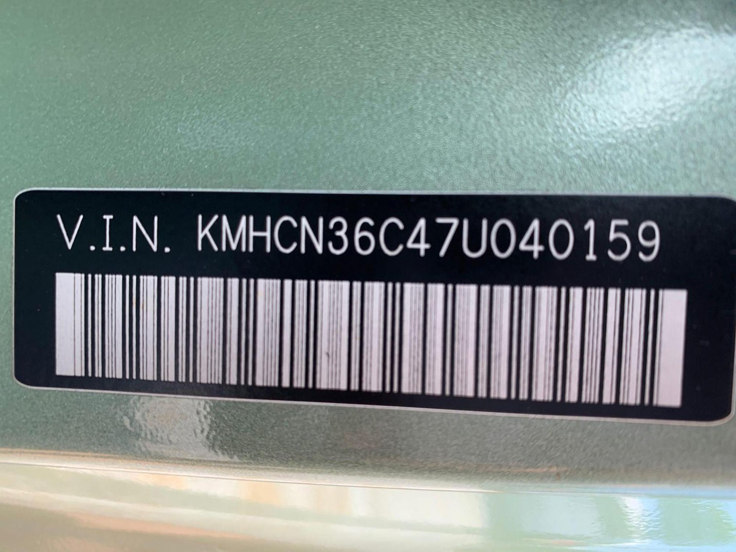 Image for Online Only Auction 2007 Hyundai Accent  GS Selling For Larry  Burford