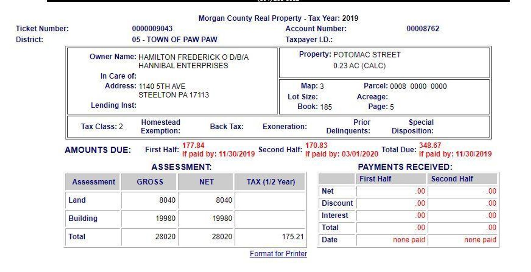 Image for Quaint Home In Paw Paw, WV! Online Only Auction!