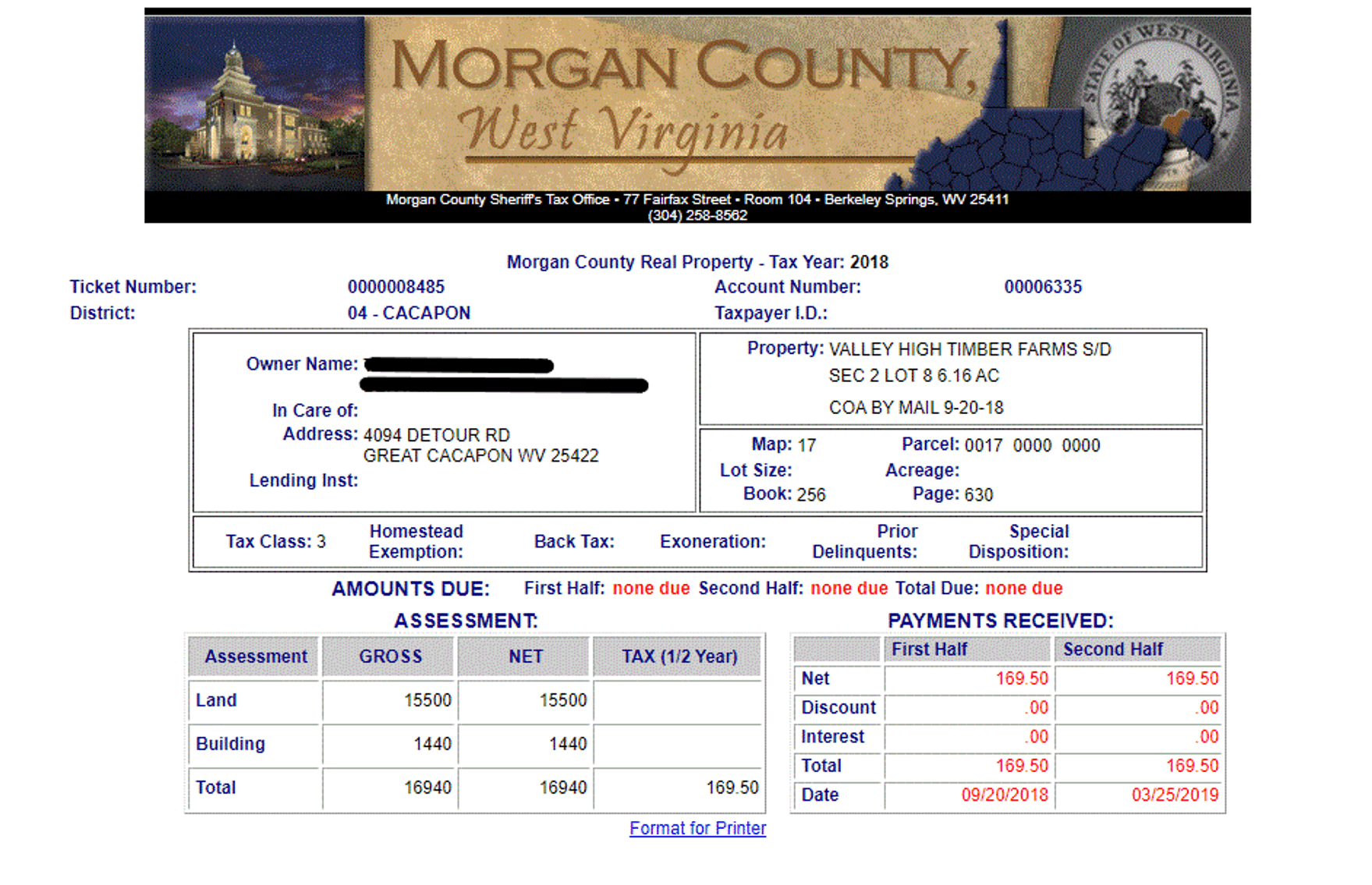 Image for Online Only Reserve Auction!  Land/Camper/Ford Windstar!