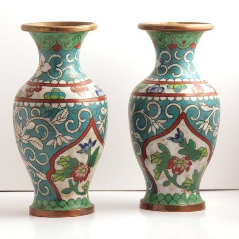 Hungarian Hand Painted Vases