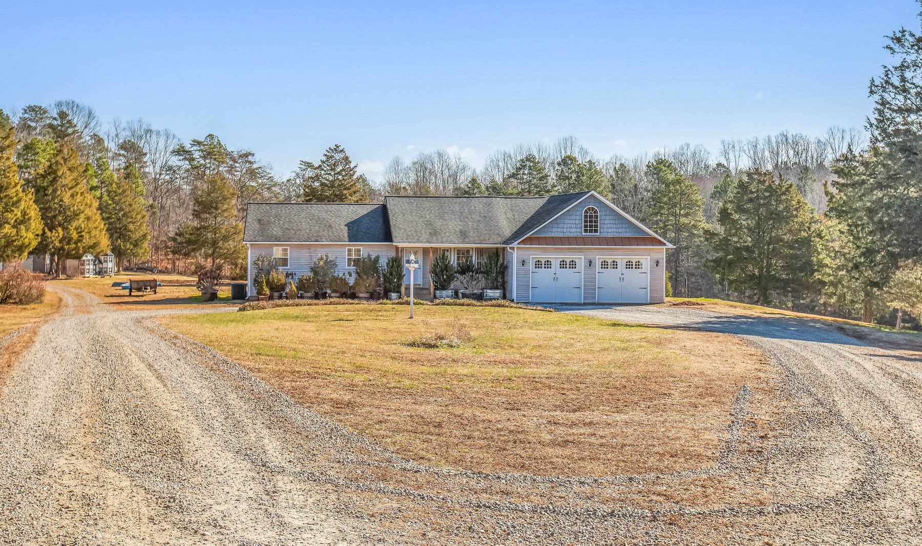 Absolute Auction for Davie County Home on 24 +/- Acres