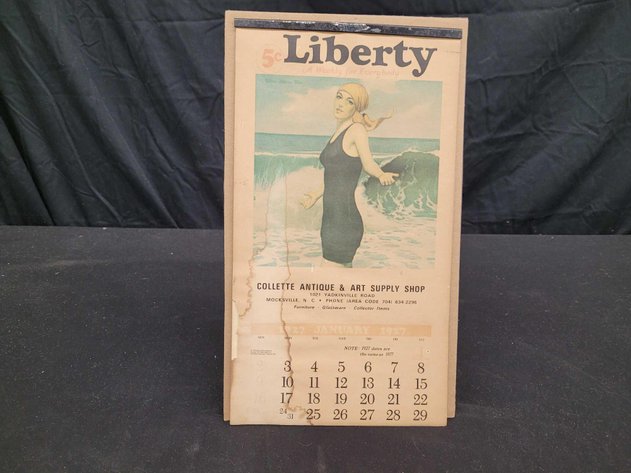 Image for Vintage Davie County Calendars