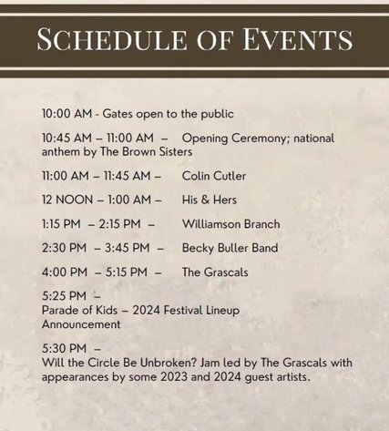 Image for 2023 Carolina Bible Camp Bluegrass