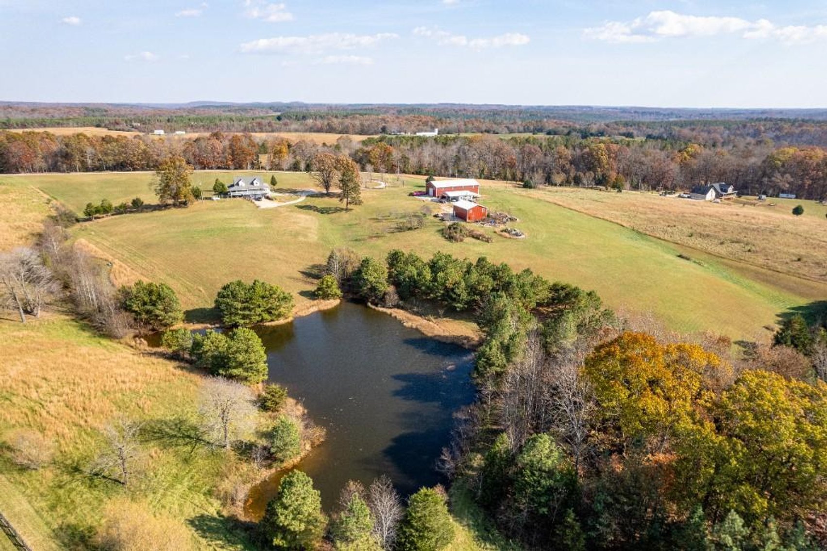 Image for **UNDER CONTRACT** House on 25 Acres Appomattox Va 3 Buildings with Pond