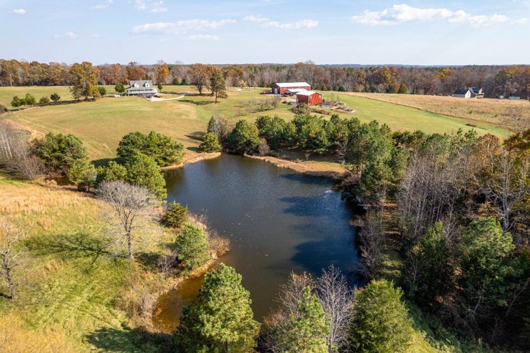 Image for **UNDER CONTRACT** House on 25 Acres Appomattox Va 3 Buildings with Pond