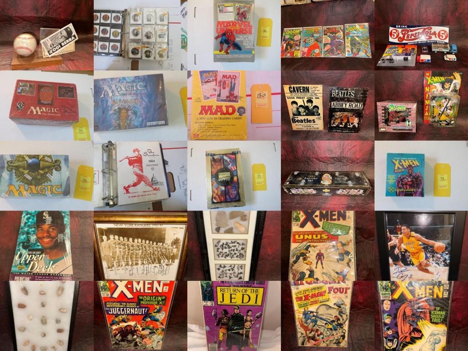 Image for COMICS, AUTOGRPAHED MEMORIBILIA , BASEBALL CARDS, MAGIC THE GATHERING SEALED BOXES ONLINE ONLY AUCTION