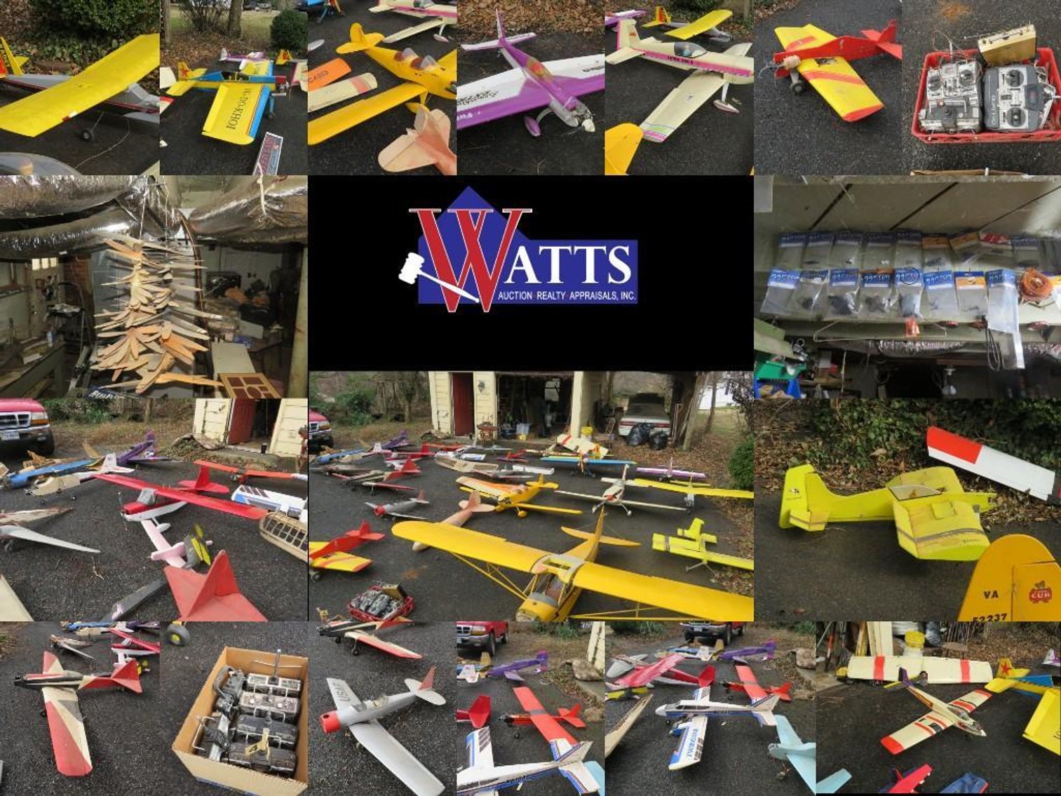 Image for *ONLINE ONLY* ARTHUR T KIRBY COLLECTION OF  RC AIRPLANES & ACCESSORIES