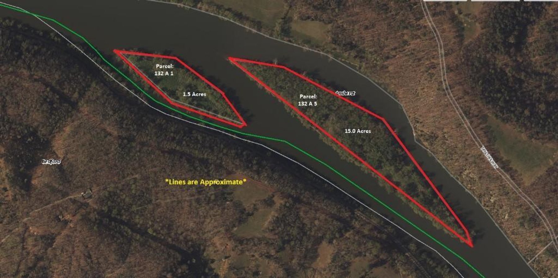 Image for 2 Islands on the James River in Amherst County