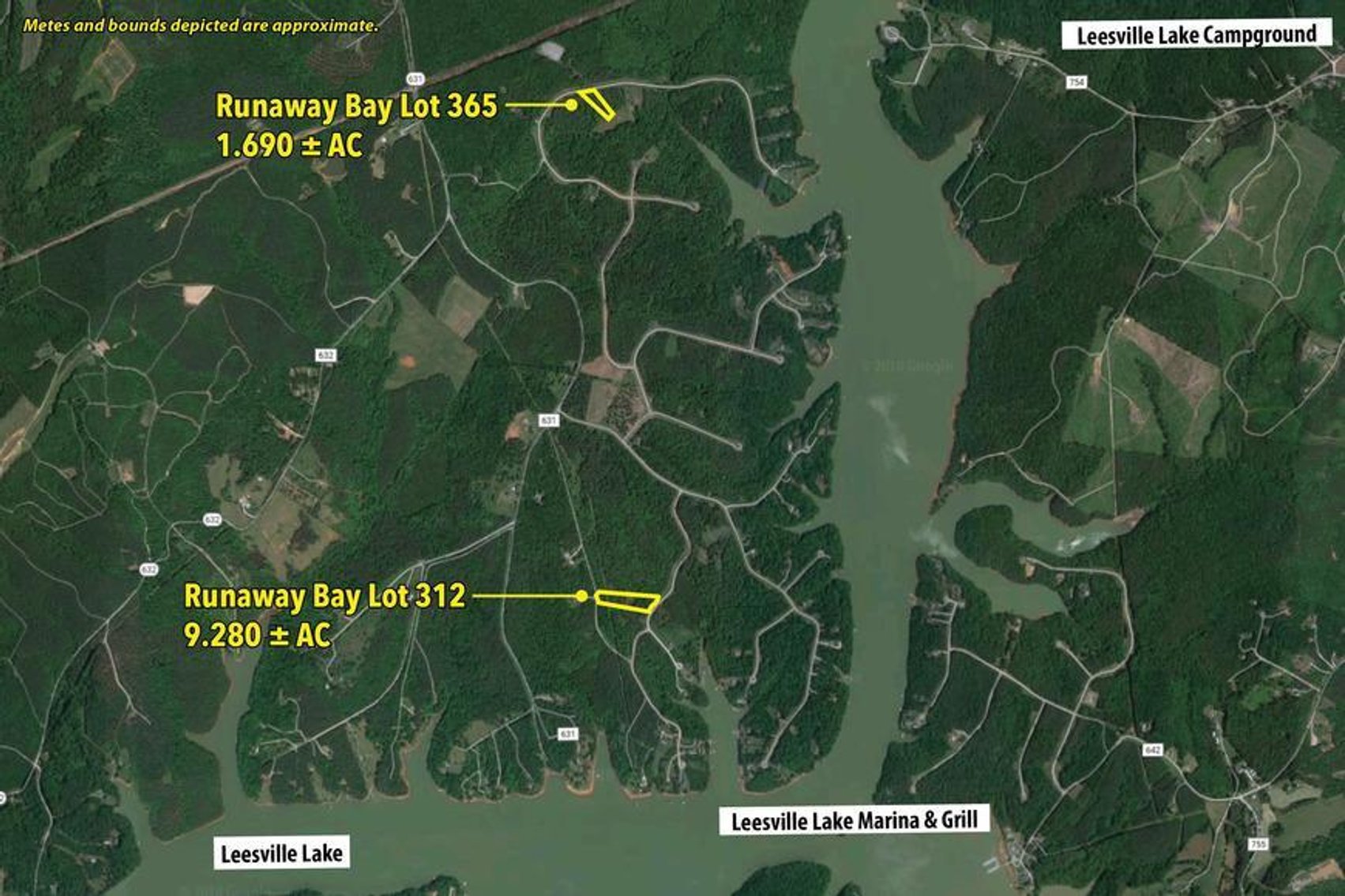 Image for Leesville Lake - 2 Lots in Runaway Bay, Lakefront Subdivision - Altavista, VA