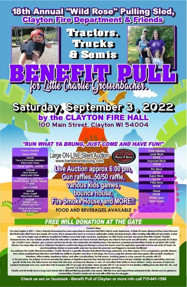 Image for 2022 Clayton Benefit Pull Auction