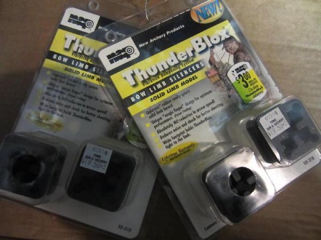 Image for (2) NAP ThunderBlox Bow Limb Silencers