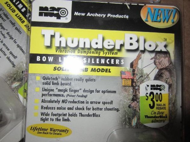 Image for (2) NAP ThunderBlox Bow Limb Silencers