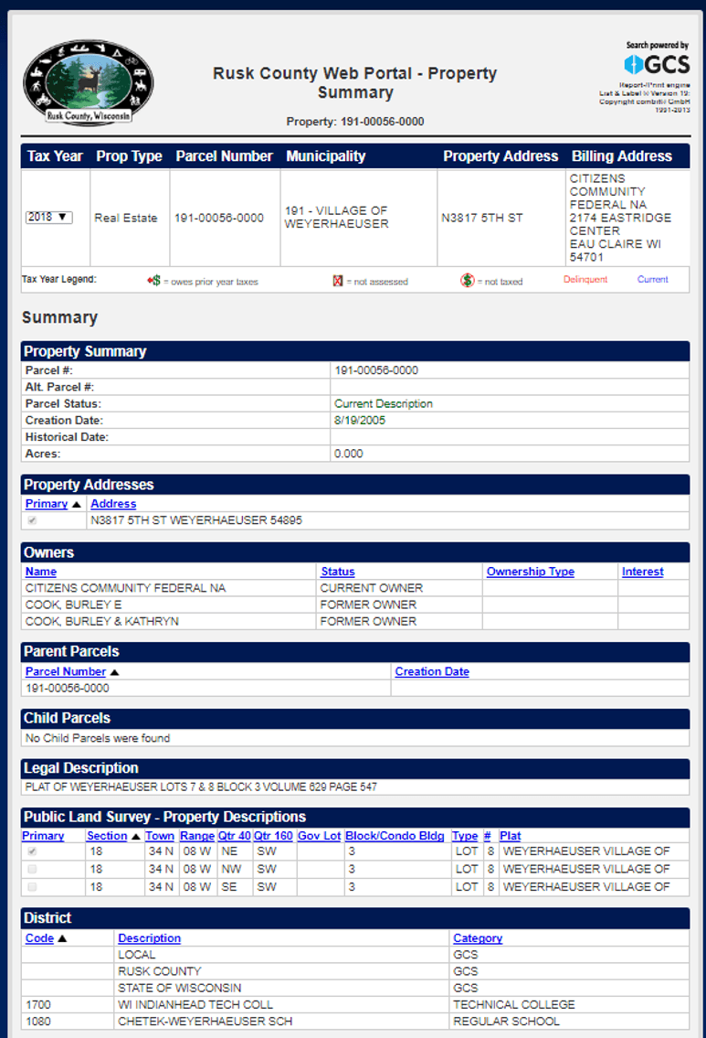 Image for 2 Bedroom with Attached Garage - Weyerhaeuser, WI