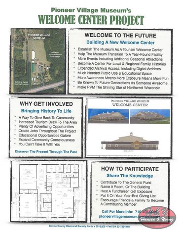 Image for Pioneer Village Welcome Center Fundraiser Auction