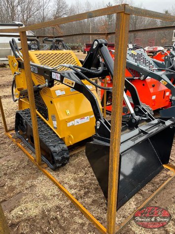 Image for Mini Compact MX-CR123 Track Loader - Yellow