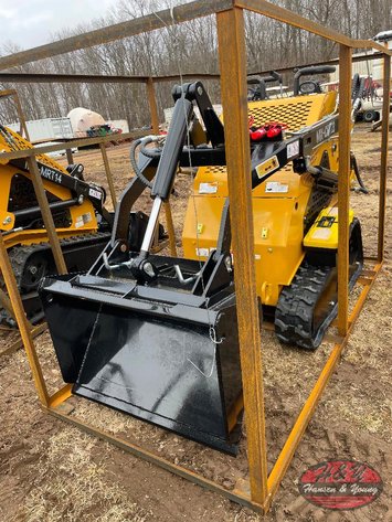 Image for Mini Compact MX-CR123 Track Loader - Yellow