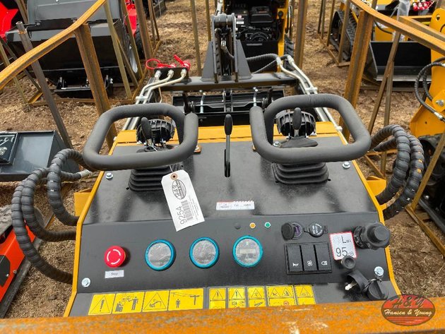 Image for Mini Compact MX-CR123 Track Loader - Yellow