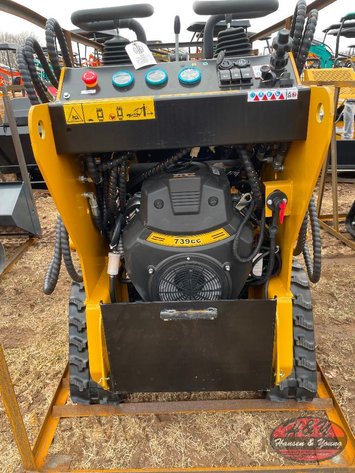 Image for Mini Compact MX-CR123 Track Loader - Yellow