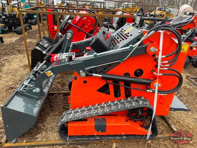 Image for Mini ATS-T460 Skidsteer Loader - Red