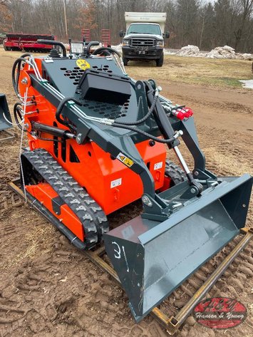 Image for Mini ATS-T460 Skidsteer Loader - Red