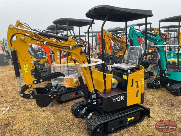 Image for Mini H12R Excavator - Yellow/Orange