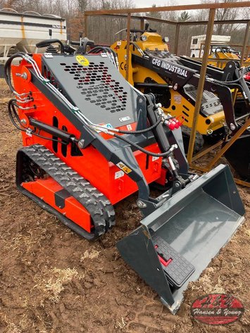 Image for Mini Skidsteer ATS-T460 Loader - Orange