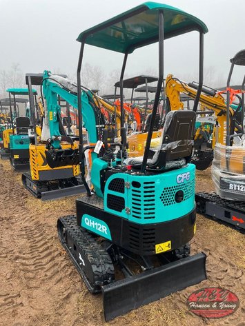 Image for Mini QH12R Excavator - Green