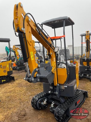 Image for Mini RT12R Excavator - Yellow/Orange