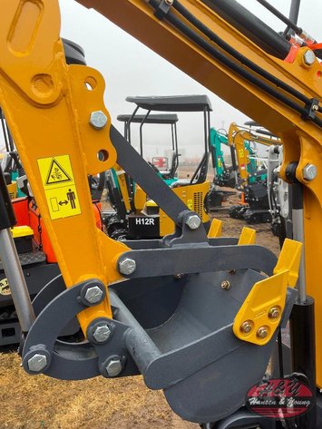 Image for Mini RT12R Excavator - Yellow/Orange