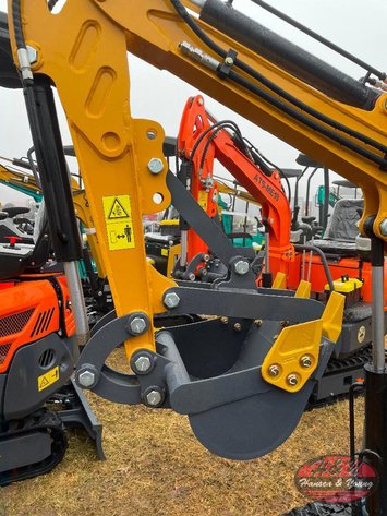 Image for Mini RT12R Excavator - Yellow/Orange