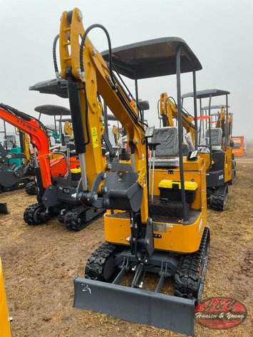Image for Mini RT12R Excavator - Yellow/Orange