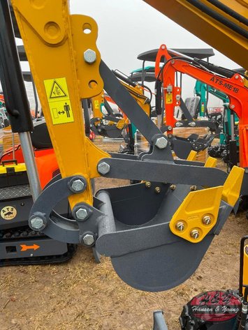 Image for Mini RT12R Excavator - Yellow/Orange