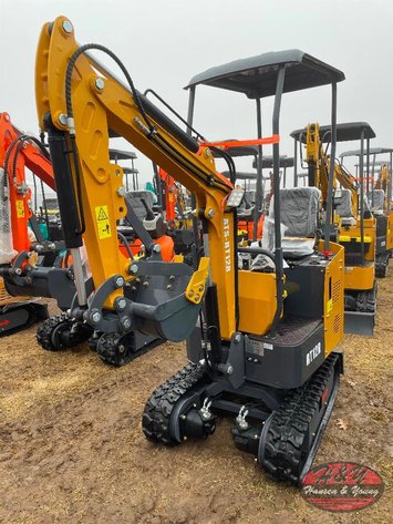 Image for Mini RT12R Excavator - Yellow/Orange