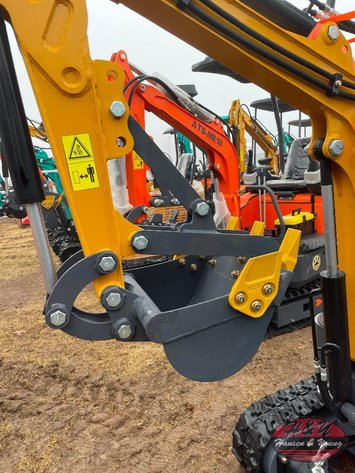 Image for Mini RT12R Excavator - Yellow/Orange