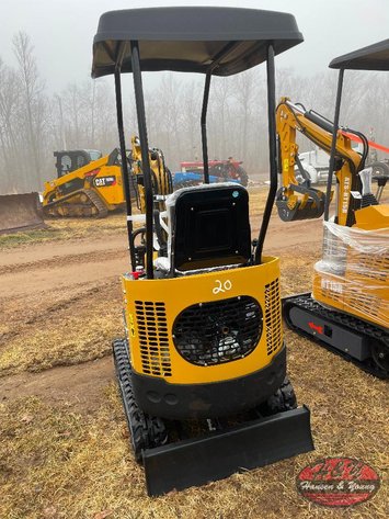 Image for Mini H12R Excavator - Yellow/Orange