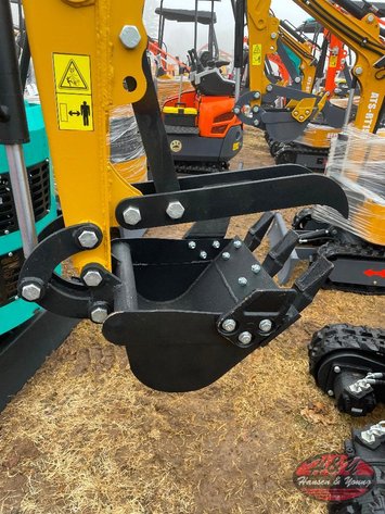 Image for Mini H12R Excavator - Yellow/Orange