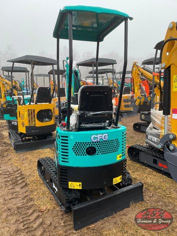 Image for Mini QH12R Excavator - Green