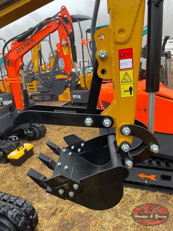 Image for Mini H12R Excavator - Yellow/Orange