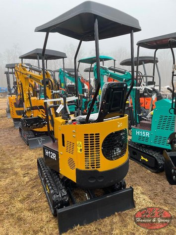 Image for Mini H12R Excavator - Yellow/Orange