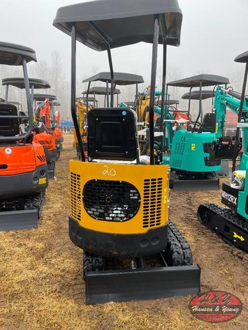 Image for Mini H12R Excavator - Yellow/Orange