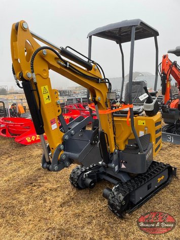 Image for Mini MH12RX Excavator - Yellow/Orange