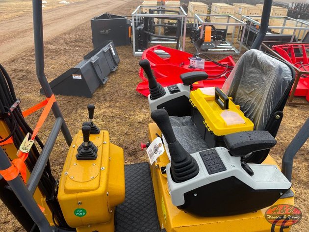 Image for Mini MH12RX Excavator - Yellow/Orange