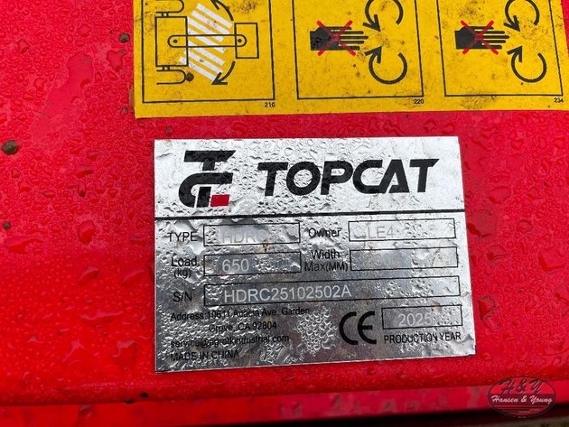 Image for Skidsteer Heavy Duty Brush Cutter - Red