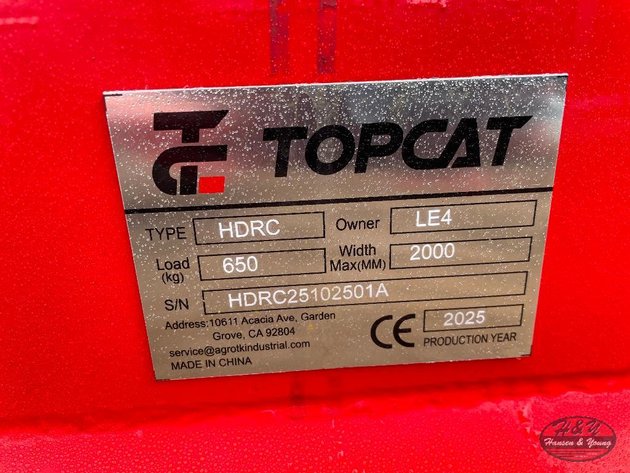 Image for Skidsteer Heavy Duty Brush Cutter - Red