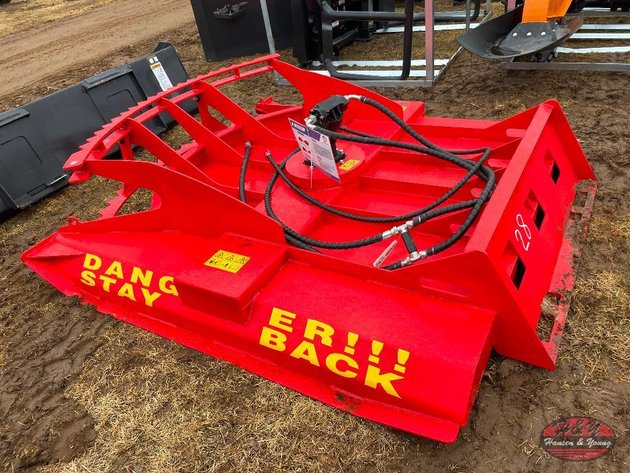 Image for Skidsteer Heavy Duty Brush Cutter - Red