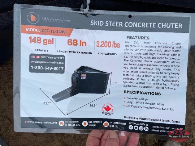 Image for Skidsteer Concrete Chuter
