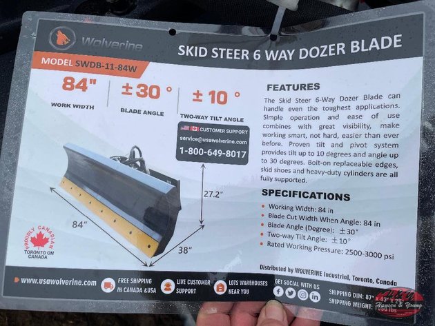 Image for Skidsteer 6-Way Dozer Blade
